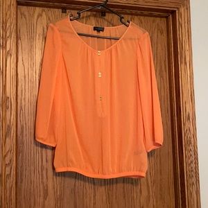 Orange blouse